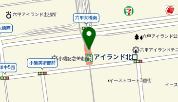 宅配ロッカーPUDO アイランド 北口駅の地図画像