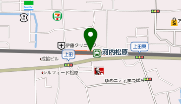 宅配ロッカーPUDO 近畿日本鉄道 河内松原駅の地図画像