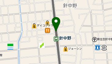 宅配ロッカーPUDO 近畿日本鉄道 針中野駅の地図画像