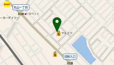 宅配ロッカーPUDO マルエツ 鎌ヶ谷大仏店の地図画像