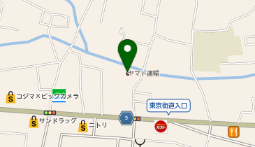 宅配ロッカーPUDO ヤマト運輸 東大和高木センターの地図画像