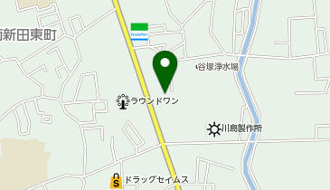 宅配ロッカーPUDO ヤマト運輸 草加谷塚センターの地図画像