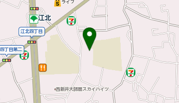 宅配ロッカーPUDO ヤマト運輸 西新井本町センターの地図画像