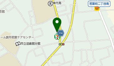 宅配ロッカーPUDO セブン-イレブン 調布若葉町3丁目店の地図画像