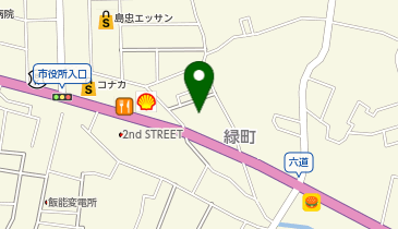 宅配ロッカーPUDO ベルク 飯能緑町店の地図画像