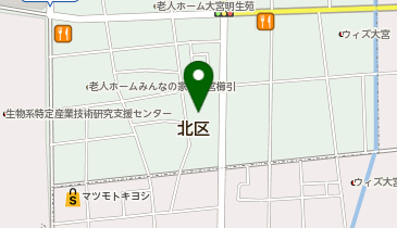 宅配ロッカーPUDO ベルク さいたま櫛引店の地図画像