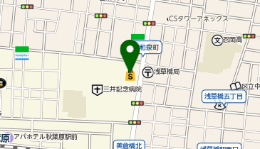 宅配ロッカーPUDO ライフ 神田和泉町店の地図画像