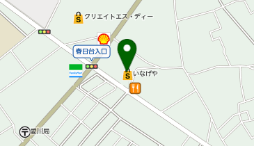 宅配ロッカーPUDO いなげや ina21愛川春日台店の地図画像