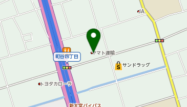 宅配ロッカーPUDO ヤマト運輸 さいたま西堀センターの地図画像