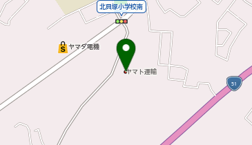 宅配ロッカーPUDO ヤマト運輸 本千葉センターの地図画像