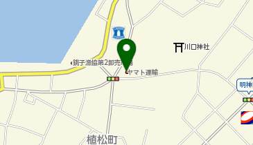宅配ロッカーPUDO ヤマト運輸 犬吠埼センターの地図画像