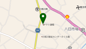 宅配ロッカーPUDO ヤマト運輸 小見川センターの地図画像