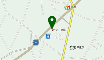 宅配ロッカーPUDO ヤマト運輸 飯岡センターの地図画像