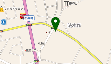 宅配ロッカーPUDO ヤマト運輸 君津センターの地図画像