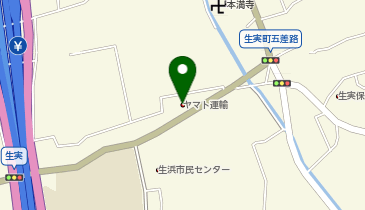 宅配ロッカーPUDO ヤマト運輸 浜野センターの地図画像