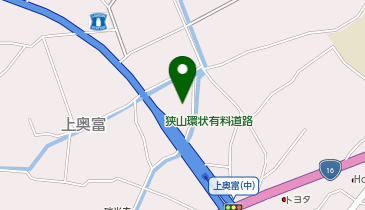 宅配ロッカーPUDO ヤマト運輸 狭山奥富センターの地図画像