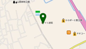 宅配ロッカーPUDO ヤマト運輸 富士見山室センターの地図画像