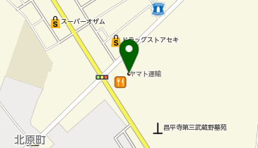 宅配ロッカーPUDO ヤマト運輸 所沢中富南センターの地図画像