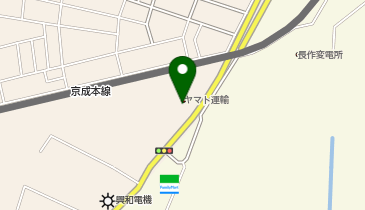 宅配ロッカーPUDO ヤマト運輸 習志野実籾センターの地図画像