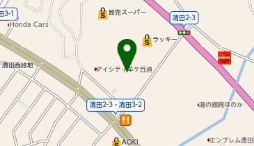 宅配ロッカーPUDO サツドラ 清田2条店の地図画像
