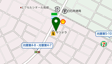 宅配ロッカーPUDO サツドラ 月寒東店の地図画像