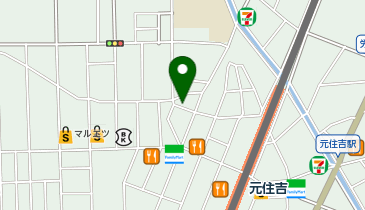 宅配ロッカーPUDO タイムズ 元住吉第9駐車場の地図画像