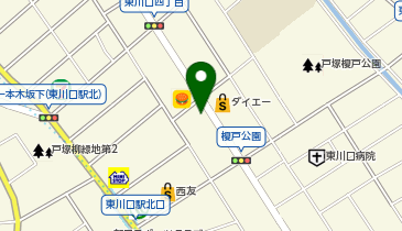 宅配ロッカーPUDO ニッポンレンタカー 東川口店の地図画像