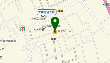 宅配ロッカーPUDO Big-A 大井亀久保店の地図画像