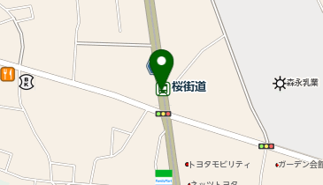 宅配ロッカーPUDO 多摩都市モノレール 桜街道駅の地図画像