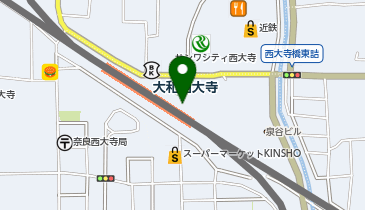 宅配ロッカーPUDO 近畿日本鉄道 大和西大寺駅の地図画像