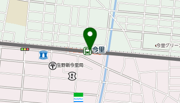 宅配ロッカーPUDO 近畿日本鉄道 今里駅の地図画像