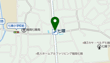 宅配ロッカーPUDO 福岡市営地下鉄 七隈駅の地図画像