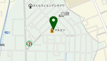 宅配ロッカーPUDO マルエツ 白鍬店の地図画像