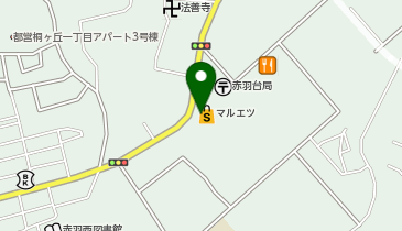宅配ロッカーPUDO マルエツ 赤羽台店の地図画像