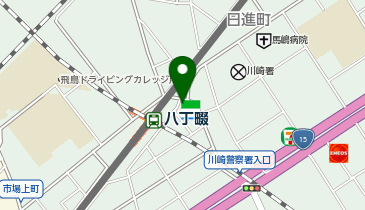 宅配ロッカーPUDO 八丁畷駅前(有限会社なわてや)の地図画像