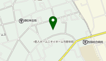 宅配ロッカーPUDO 日商岩井北浦和マンション A棟の地図画像