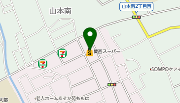 宅配ロッカーPUDO 関西スーパー 荒牧店の地図画像