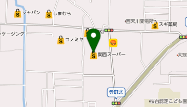 宅配ロッカーPUDO 関西スーパー 西冠店の地図画像