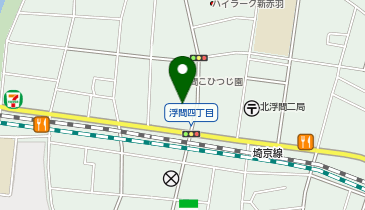 宅配ロッカーPUDO ウエルシア 浮間店の地図画像