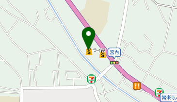 宅配ロッカーPUDO ライフ 宮内二丁目店の地図画像