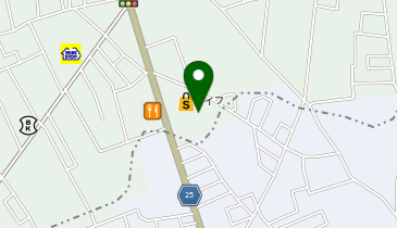 宅配ロッカーPUDO ライフ 新座店の地図画像