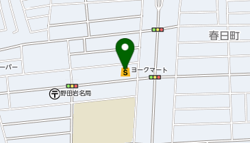宅配ロッカーPUDO ヨークマート 野田川間南店の地図画像