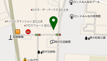 宅配ロッカーPUDO Big-A 東大和桜が丘店の地図画像