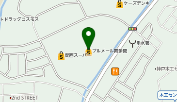 宅配ロッカーPUDO ブルメール舞多聞の地図画像