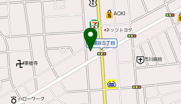 宅配ロッカーPUDO Big-A 東越谷店の地図画像