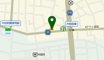 宅配ロッカーPUDO マルエツプチ 大和町店の地図画像