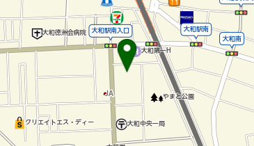 宅配ロッカーPUDO マルエツ 大和中央店の地図画像