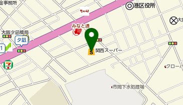 宅配ロッカーPUDO 関西スーパー 市岡店の地図画像