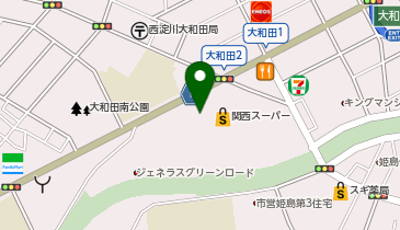 宅配ロッカーPUDO 関西スーパー 大和田店の地図画像