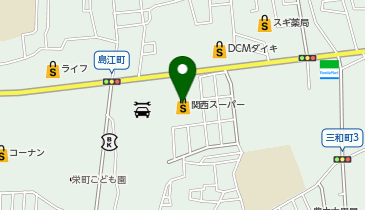 宅配ロッカーPUDO 関西スーパー 豊中南店の地図画像